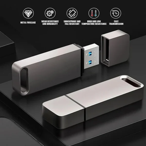 Lenovo 16TB Flash Drive USB 3.2 Super High Speed Transfer Type-c 2-In-1 Metal U Disk Waterproof Portable Memoria Usb Flash Disk - Image 3